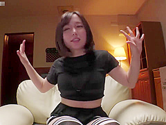 01A0324-Seducing a big-breasted cosplay girl who is streaming a video with an erect cock
