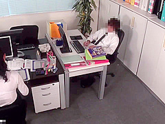 02A0124-Sexually harassing a mature office lady in an office alone