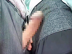 02F2223-I Was When I Approached An Office Lady Who Didn't Have A Lover On A Crowded Train