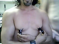1 - HOT COUPLE- MUTUAL NIPPLE PLAY, PUMP, SUCK, PRECUM, THICK, DARK,