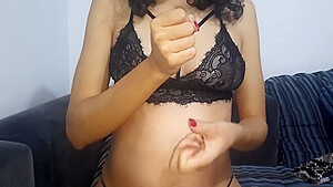 18 Years - Joi Pregnant Gives You Instructions On How To Cum