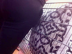 18 yr Girl shopping with her Step mom  both sexy!