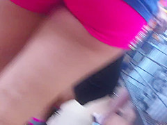 18 yr Girl shopping with her Step mom  both sexy!