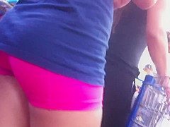 18 yr Girl shopping with her Step mom  both sexy!