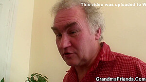 60 Years Old Woman Getting Double Banged