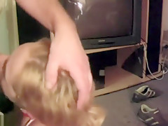 A Fat Woman Sucks Cock