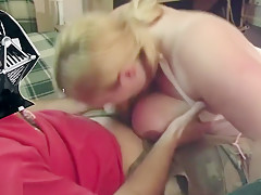 A Fat Woman Sucks Cock