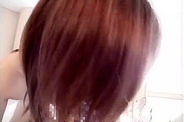 A Japanese Cheating Wife Got A Big Spray On Her Body