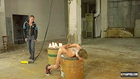 A Painful Experience For Ariel! - Ariel Black & Ashton Bradley - Boynapped