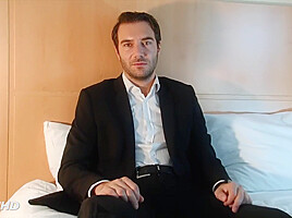 A Str8 Banker In Suit Trouser Made A Porn In Spite Of Him