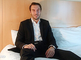 A Str8 Banker In Suit Trouser Made A Porn In Spite Of Him