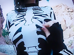 AMERICAN WHORROR STORY - Molly Pills - Creepy Public Creampie Halloween POV