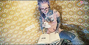 ANAL gapes and PISS on books and TOYS - PEE, ANAL, ATM, Toys (goth, punk, alt porn) ZF060 - PissVids