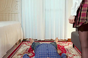 Ab057 Collage Girl Good Footjob With Suger Step daddy