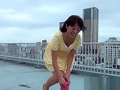 Adorable Japanese babes enjoy showing their hairy pussies