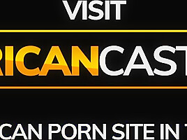 African Casting - Skinny Black Babe Gets Tight Ass Fucked By BWC Agent