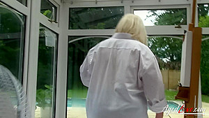 AgedLove Hot British Blonde Got Straight Hardcore