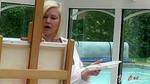 AgedLove Hot British Blonde Got Straight Hardcore