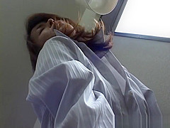 Ai Himeno hot Asian milf in glasses gives stellar blowjob