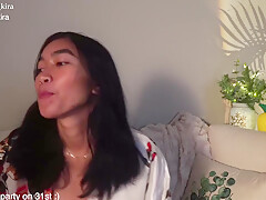 Amateur Asian Webcam Strip Masturbation