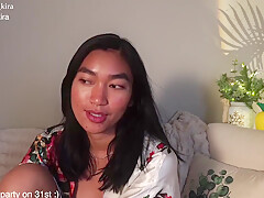 Amateur Asian Webcam Strip Masturbation