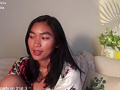 Amateur Asian Webcam Strip Masturbation