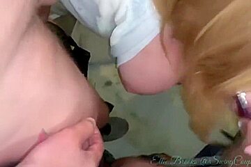 Amateur Brunette teen 18+ Blowjob And Cumshot