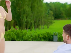 Amateur Eyla Gets Her Ass Fucked By Poolside With Kristof Cale