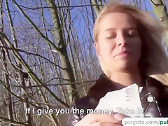 Amateur Outdoor Fuck For A Hot Cash