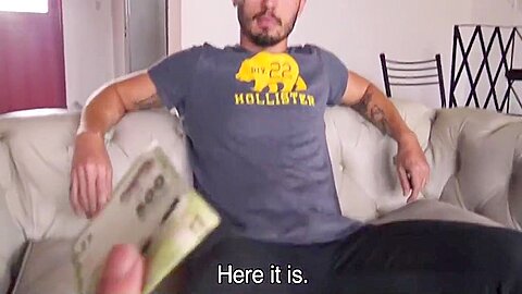 Amateur Straight Latino Paid Cash First Time With Gay Stranger POV