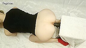Amateur Testing Her New Big Brown Dildo And Has Rough R