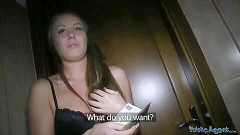 Amateurs Blond Hair Lady Takes Knob In Public Toilet