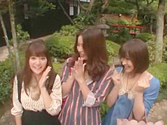Amazing Japanese model Megu Fujiura, Ai Haneda, Risa Kasumi in Best Handjobs, Strapon JAV clip