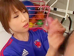 Amazing Japanese whore Ai Sayama in Crazy POV, Handjobs JAV scene