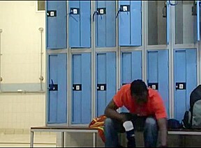 Amazing gay scene with Big Cock, Locker Room scenes