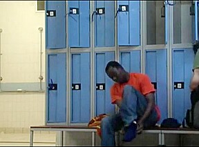Amazing gay scene with Big Cock, Locker Room scenes