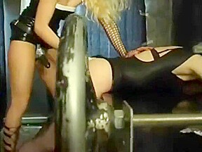 Amazing mistress guy in asshole