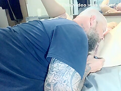 Anal Plug Playing While Licking Clit