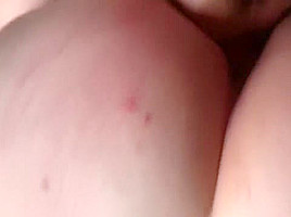 Anal: Red head gf gets lubed up and her ass pounded