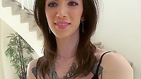 Anal loving hottie gapes her booty for a solid ramming