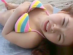 Angel with huge bust sucks and fucks to an oblivion