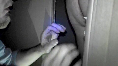 Anon gloryhole suck, rim & fuck from Doublelist side view