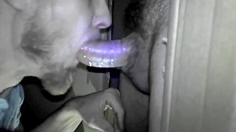Anon gloryhole suck, rim & fuck from Doublelist side view