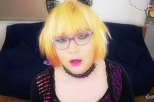 April Bee Short Hair Reveal Joi