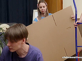 April Fools In Threesome Prank By
