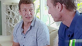 Aria Lee and Stevie Grey putting it into work as dirty Step dads serves them their long cocks!