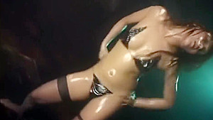 Asian Bikini Oil Dance 1