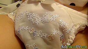 Asian Ho Fingers Herself