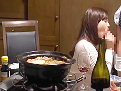 Asian Japanese Milf get fucked by blackmailer in front of her husband