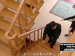 Asian Milf - Fucked The In Her New House